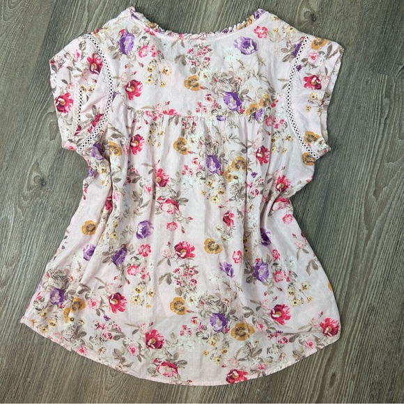 Buffalo Pink Floral Blouse - Picture 5 of 10